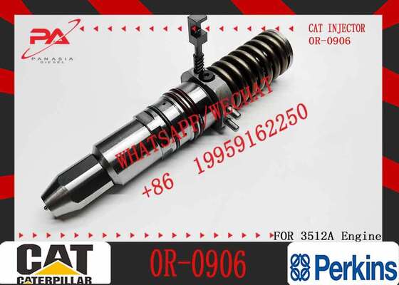 4P-9075 4P9075 Common Rail Fuel Injector 0R-3051 0R-0906 Diesel Injection Valves for CAT 3512 3516 3508
