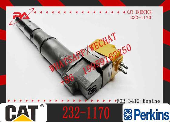 New 3412 Diesel Engine Fuel Injector 111-7916 198-4752 20R-5392 198-6877 232-1170 for Excavator Parts Condition New