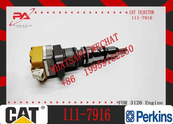 New High Quality Stainless Steel 3412 Common Rail Fuel Injector 111-7916 116-3526 104-3377 Diesel Construction Machinery Marine