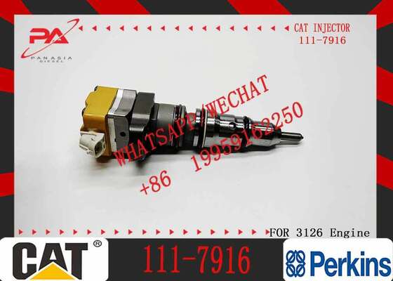 New High Quality Stainless Steel 3412 Common Rail Fuel Injector 111-7916 116-3526 104-3377 Diesel Construction Machinery Marine