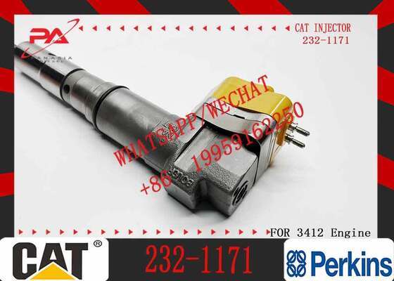 New 3412E 3408 Diesel Fuel Injector for Excavator Engine Parts 232-1171 10R-1267 232-1183 10R-1266 4CR01974