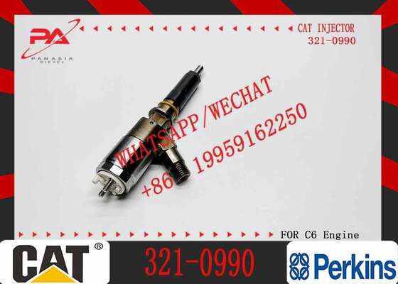 New Quality Common Rail Fuel Injector 321-0990 2645a743 10R-7668 Engine Fuel Injector for Engine C6.6 320D Inyector Injecteur