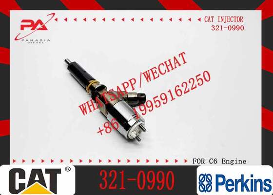 New Quality Common Rail Fuel Injector 321-0990 2645a743 10R-7668 Engine Fuel Injector for Engine C6.6 320D Inyector Injecteur
