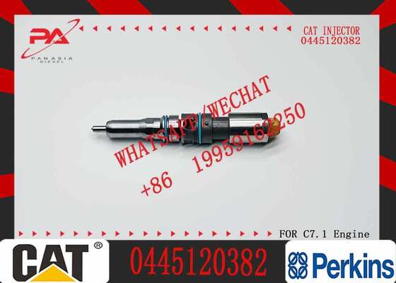 Common Rail Injector 0445120371 0 445 120 371 396-9626 3969626 0445120382 Diesel Injector with C7.1 Engine 320D2 Excavator