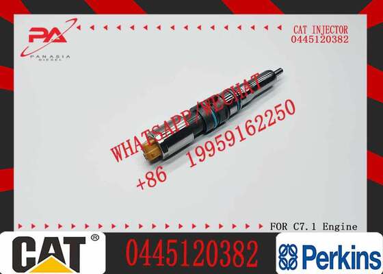 Common Rail Injector 0445120371 0 445 120 371 396-9626 3969626 0445120382 Diesel Injector with C7.1 Engine 320D2 Excavator