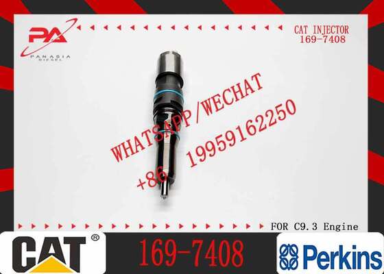 Excavator Engine Diesel Fuel Injectors 169-7408 174-7527 for C-aterpillar 3412E 3408 Engines Steel