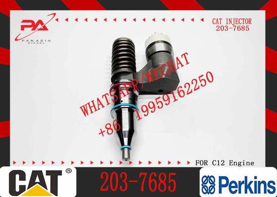 Excavator Parts Suppliers C12 Engine Fuel Injectors 203-7685 2037685 170-5252 1705252 for C12