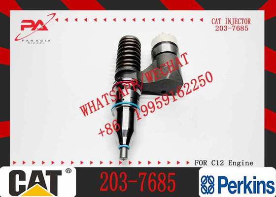 Excavator Parts Suppliers C12 Engine Fuel Injectors 203-7685 2037685 170-5252 1705252 for C12