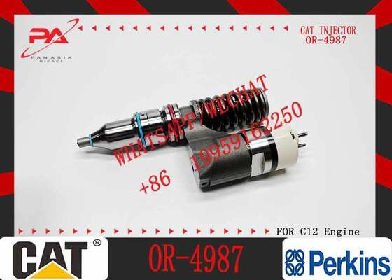 Excavator Parts Diesel C12 Engine Injector 208-9160 0R-9595 1OR-1814 OR-4987 161-1785 New Stainless Steel Injector for Excavator