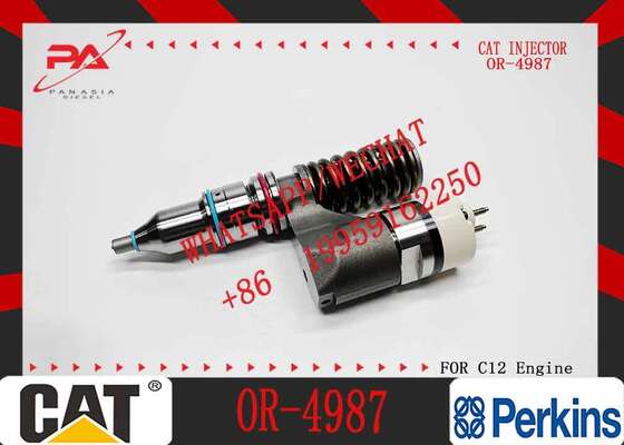 Excavator Parts Diesel C12 Engine Injector 208-9160 0R-9595 1OR-1814 OR-4987 161-1785 New Stainless Steel Injector for Excavator