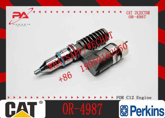 Excavator Parts Diesel C12 Engine Injector 208-9160 0R-9595 1OR-1814 OR-4987 161-1785 New Stainless Steel Injector for Excavator