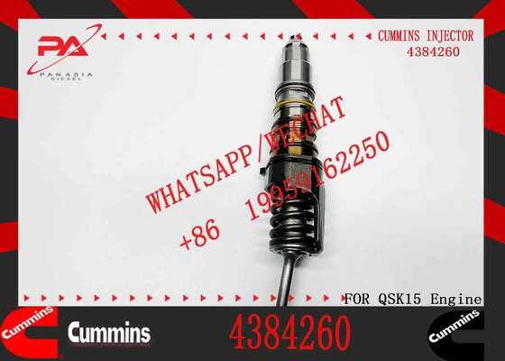 New Construction Machinery Parts Fuel Injector for QSKX15 Diesel Engine OEM 4928262 4384260 Stainless Steel