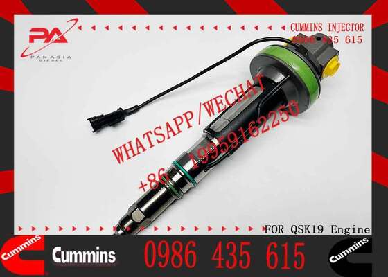Common Rail Fuel Injector 2881088 F 00B J00 006 0 986 435 615 0986435615 for Sprayer Excavator QSK19 Injector Truck Parts