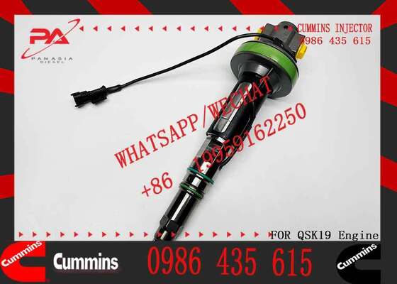 Common Rail Fuel Injector 2881088 F 00B J00 006 0 986 435 615 0986435615 for Sprayer Excavator QSK19 Injector Truck Parts