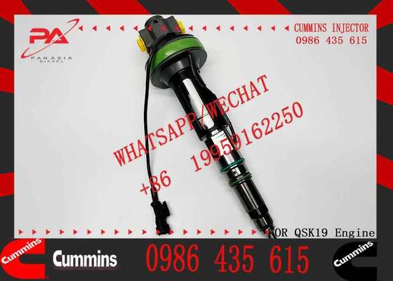 Common Rail Fuel Injector 2881088 F 00B J00 006 0 986 435 615 0986435615 for Sprayer Excavator QSK19 Injector Truck Parts