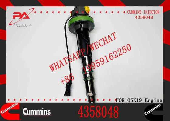 Common Rail Fuel Injector 4358048 Y431K06139 for Sprayer Excavator QSK19-5 Injector Truck Parts