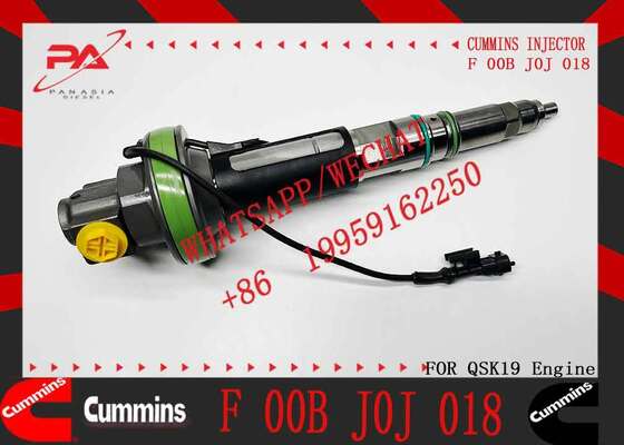 Common Rail Fuel Injector F00BL0J018 F 00B L0J 018 F 00B L0J 020 F00BL0J020 for Sprayer Excavator QSK19 Injector Truck Parts