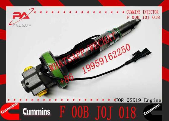 Common Rail Fuel Injector F00BL0J018 F 00B L0J 018 F 00B L0J 020 F00BL0J020 for Sprayer Excavator QSK19 Injector Truck Parts