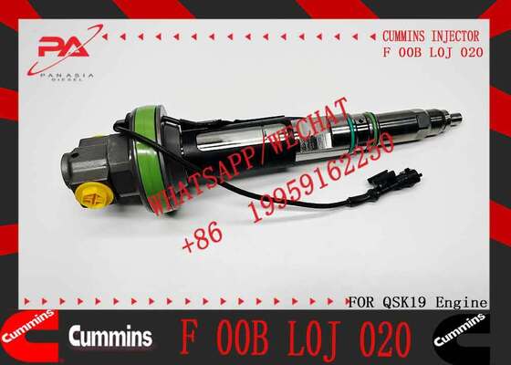 Common Rail Fuel Injector F 00B L0J 020 F00BL0J018 F 00B L0J 018 F 00B L0J 020 F00BL0J020 for Sprayer Excavator QSK19 Injector Truck Parts