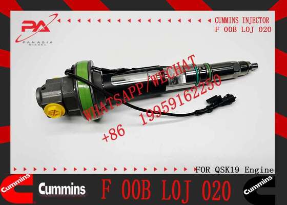 Common Rail Fuel Injector F 00B L0J 020 F00BL0J018 F 00B L0J 018 F 00B L0J 020 F00BL0J020 for Sprayer Excavator QSK19 Injector Truck Parts