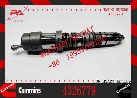 Common Rail Injector Fuel Injecto 4326779 4928346 4928349 for QSK23 Excavator QSK23 QSK45 QSK60