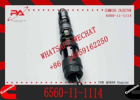 Excavator Engine Parts Fuel Injector 6560-11-1114 6560-11-1112 6560-11-1113 for Komatsu PC1250-7 PC1250-8 SAA6D1170E-3 6D170