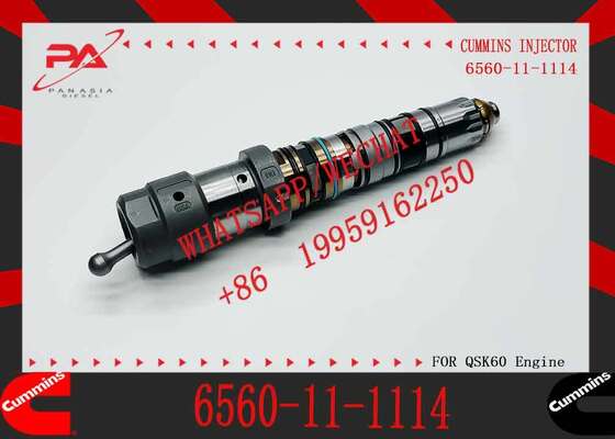Excavator Engine Parts Fuel Injector 6560-11-1114 6560-11-1112 6560-11-1113 for Komatsu PC1250-7 PC1250-8 SAA6D1170E-3 6D170