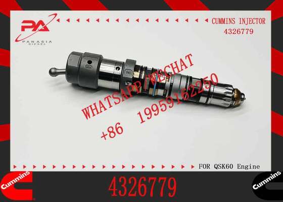 Common Rail Injector Fuel Injecto 4326779 4928346 4928349 for QSK23 Excavator QSK23 QSK45 QSK60