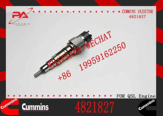 Construction Machinery Loader Bulldozer Excavator QSL ISC XPI Engine Fuel Injector Common Rail Injector 2897414 4327072 4821827
