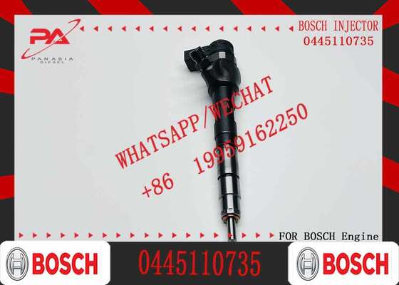 Truck Engine Parts Common Rail Diesel Fuel Injector 0445110734 0445110735 with DLLA150P2511 and F00ZC01359