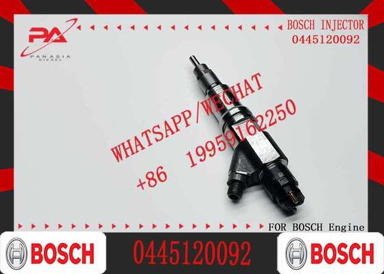Common Rail Injector 0445120092 0445120282 504194432 for 3.0L F1C Engine for Box Trucks, Passenger Buses, Chassis Trucks