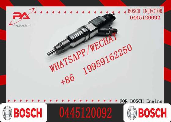 Common Rail Injector 0445120092 0445120282 504194432 for 3.0L F1C Engine for Box Trucks, Passenger Buses, Chassis Trucks