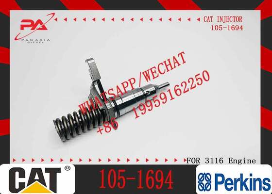 Diesel Common Rail Fuel Injector 101-4561 101-8673 102-7038 105-1694 2113023 Compatible with Excavator Engine Mechanical Part