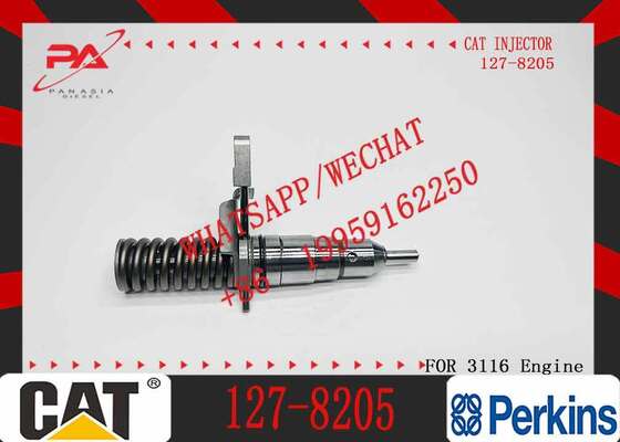 Excavator Engine Parts Fuel Injector 127-8216 1278216 Injector 127-8205 127-8222 for CAT Cater-pillar Engine 3116 3114 3126