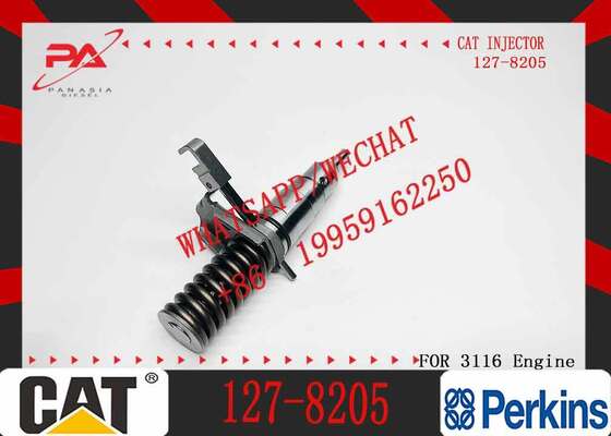 Excavator Engine Parts Fuel Injector 127-8216 1278216 Injector 127-8205 127-8222 for CAT Cater-pillar Engine 3116 3114 3126