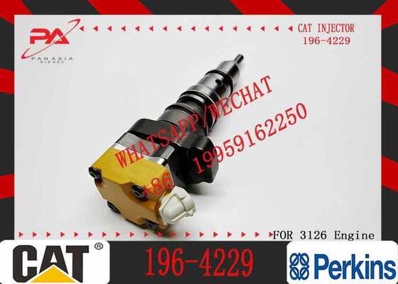 PINDUN New High Quality Diesel Fuel Injector Assembly for 3126B Engine 10R0782 10R-0782 196-4229 1964229 Stainless Steel 6 Month