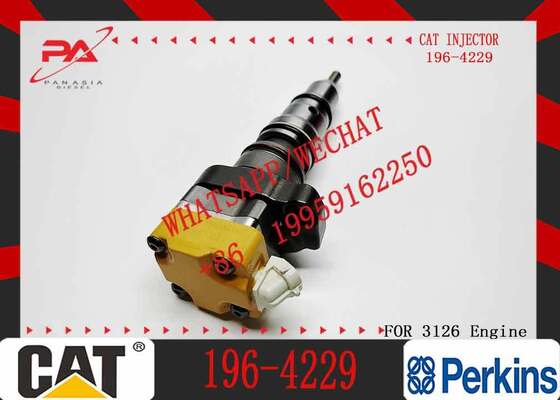 PINDUN New High Quality Diesel Fuel Injector Assembly for 3126B Engine 10R0782 10R-0782 196-4229 1964229 Stainless Steel 6 Month