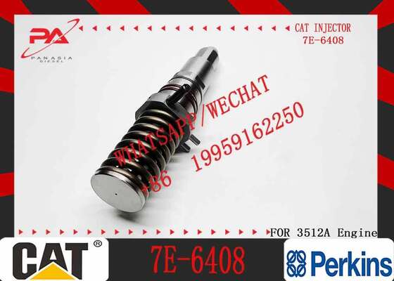 Common Rail Fuel Injector 7E6408 7E-6408 0R3052 0R-3052 compatible with CCaterpillar 111-3718 Cat 3508 3512 3516 Engine Excavator