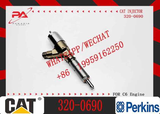 Common Rail 320-0690 Fuel Injector 2645A749 10r-7673 for Perkins C6.6 C6.4 C4.4 Diesel Engine Injection Valve