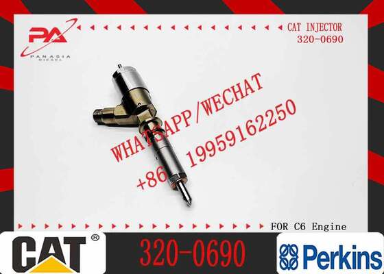 Common Rail 320-0690 Fuel Injector 2645A749 10r-7673 for Perkins C6.6 C6.4 C4.4 Diesel Engine Injection Valve