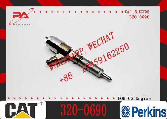 Common Rail 320-0690 Fuel Injector 2645A749 10r-7673 for Perkins C6.6 C6.4 C4.4 Diesel Engine Injection Valve