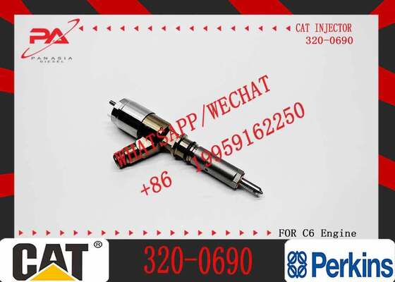 Common Rail 320-0690 Fuel Injector 2645A749 10r-7673 for Perkins C6.6 C6.4 C4.4 Diesel Engine Injection Valve