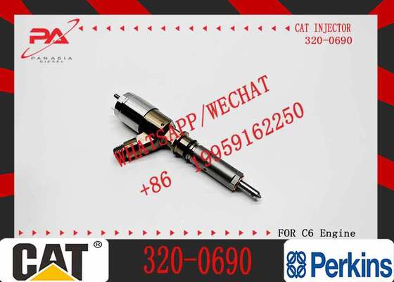 Common Rail 320-0690 Fuel Injector 2645A749 10r-7673 for Perkins C6.6 C6.4 C4.4 Diesel Engine Injection Valve
