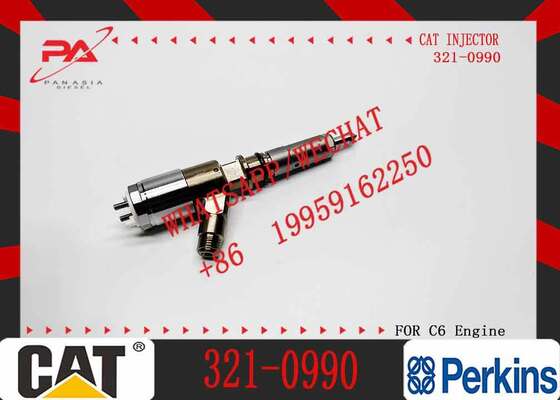 Common Rail Diesel Fuel Injector 321-0990 10R-7668 2645A743 for C6.6 Engine Excavator Spare Parts in Stock Fast Shipping
