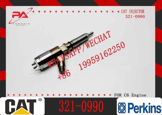 Common Rail Diesel Fuel Injector 321-0990 10R-7668 2645A743 for C6.6 Engine Excavator Spare Parts in Stock Fast Shipping