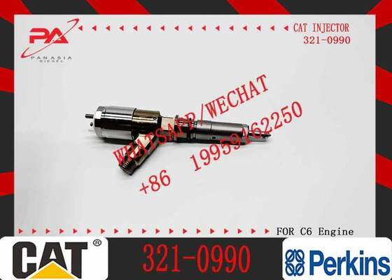 Common Rail Diesel Fuel Injector 321-0990 10R-7668 2645A743 for C6.6 Engine Excavator Spare Parts in Stock Fast Shipping