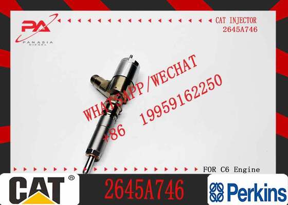 High Quality CAT 320D 323D C6.6 C4.4 Common Rail Diesel Engine Injectors 2645A746 320-0677 Fuel Injector for Caterpillar Parts