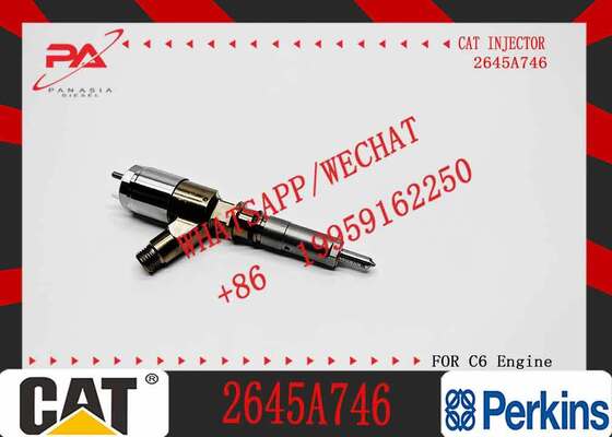 High Quality CAT 320D 323D C6.6 C4.4 Common Rail Diesel Engine Injectors 2645A746 320-0677 Fuel Injector for Caterpillar Parts