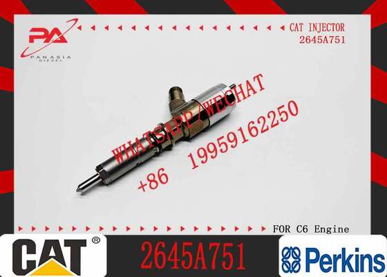 Common Rail Fuel Injector 326-4700 10R-7675 for CAT 320D 323D Excavator C6 C6.4 Engine Injection Nozzle 3264700 10R7675 2645A751