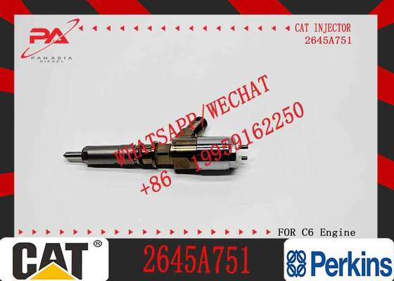 Common Rail Fuel Injector 326-4700 10R-7675 for CAT 320D 323D Excavator C6 C6.4 Engine Injection Nozzle 3264700 10R7675 2645A751